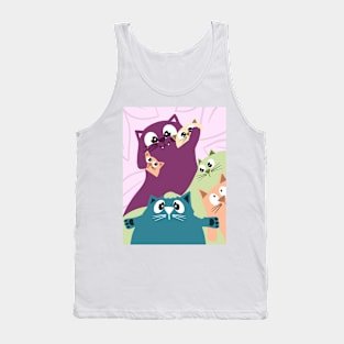 Abstract Cats Tank Top